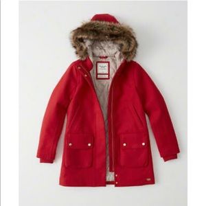 Abercrombie wool parka sz M